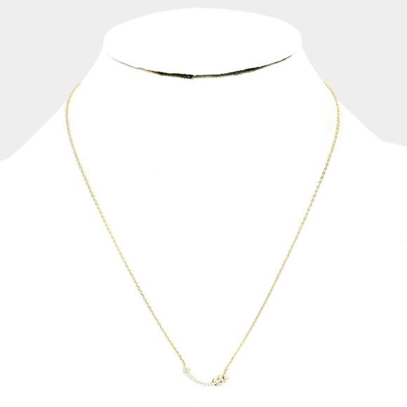 14K Gold Dipped Arrow Necklace - Picture 2 of 2